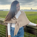 Monogrammed Audrey Soft Knit Wrap Shawl