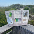 Charleston Hand-Painted Canvas Tote