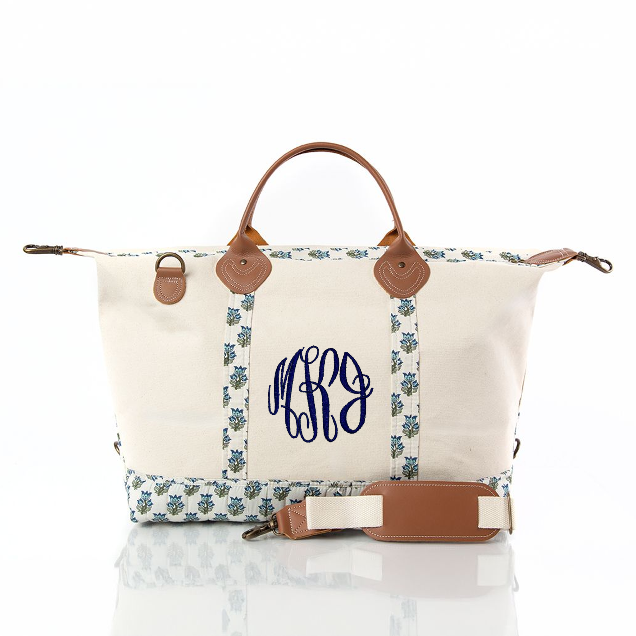Block Print Weekender Bag