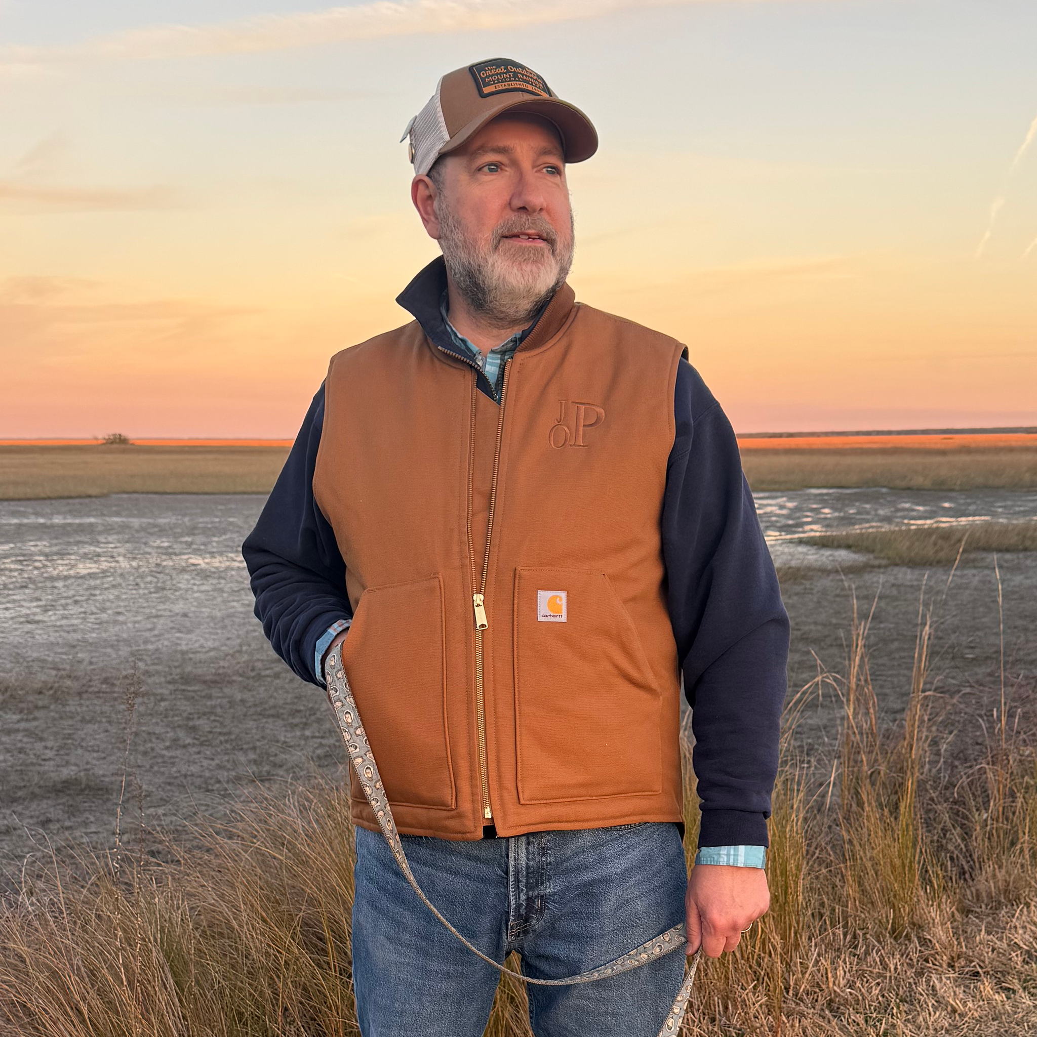 Monogrammed Carhartt Duck Vest