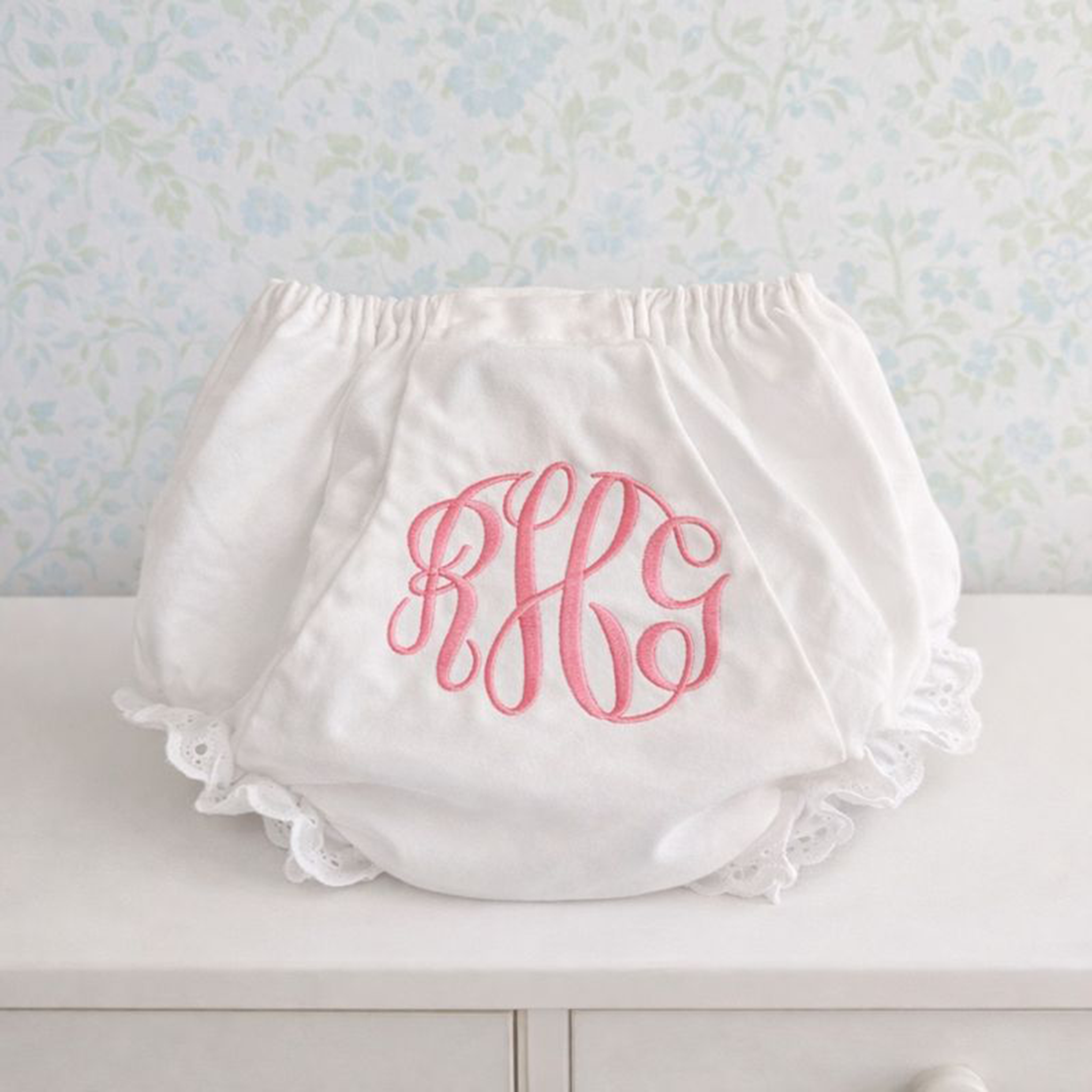 Monogrammed Diaper Cover / Baby Bloomers