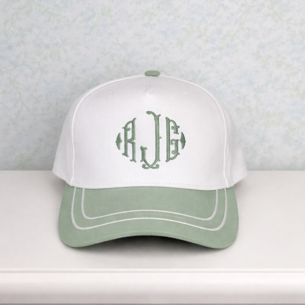 Monogrammed Charlie Girl Hat - 3 Color Options