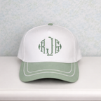 Monogrammed Charlie Girl Hat - 3 Color Options