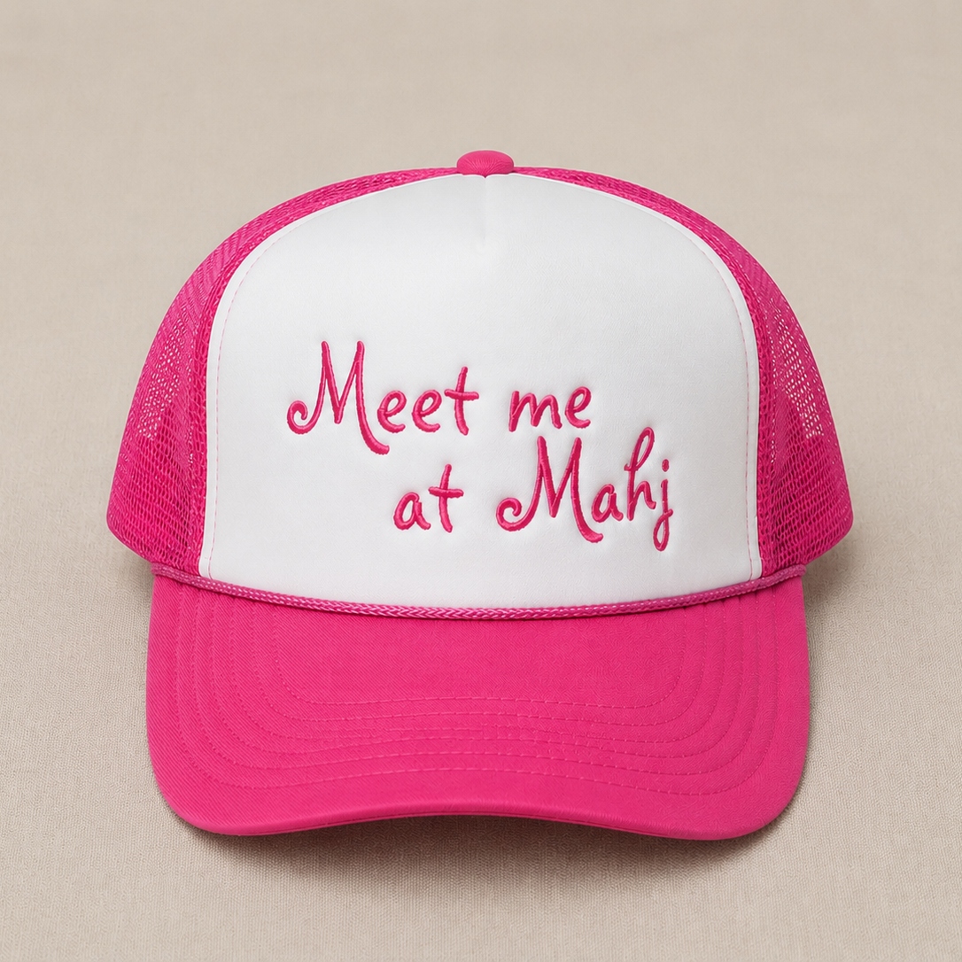 Meet Me at Mahj Foam Trucker Hat