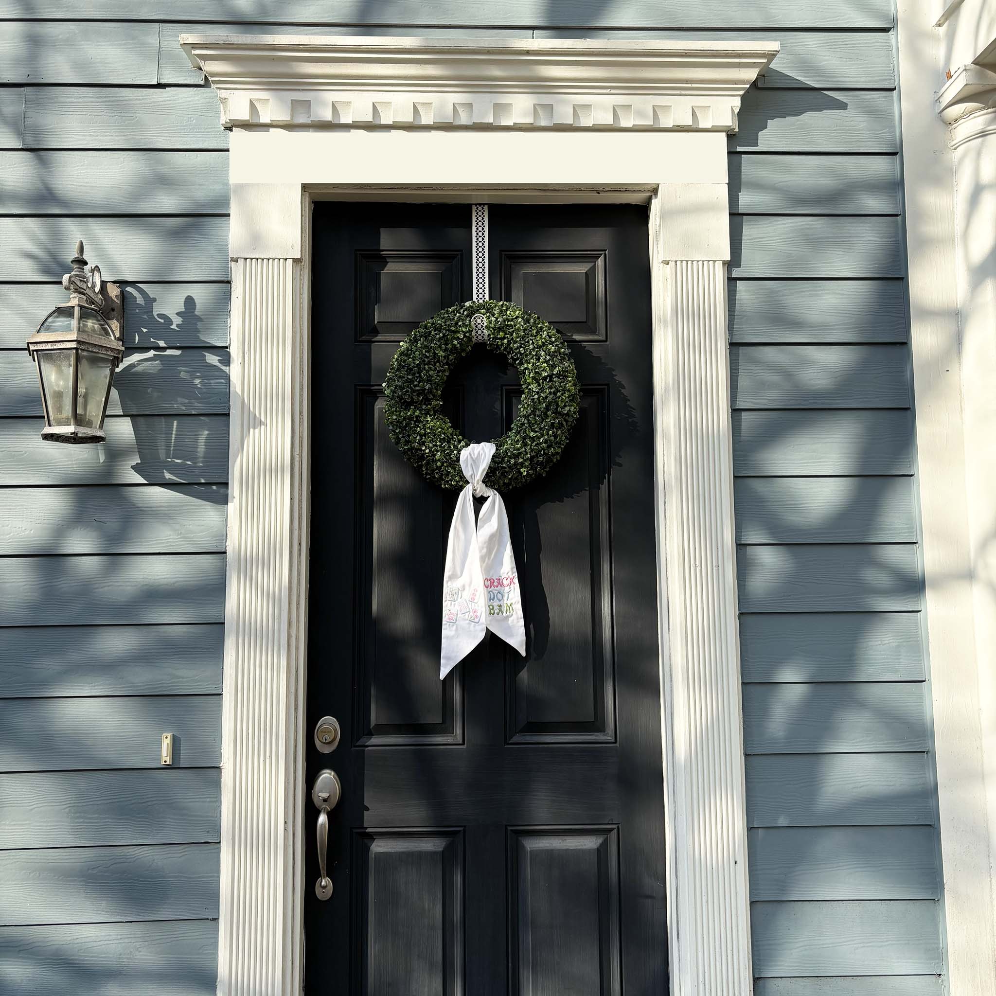 Mahjong Crack Dot Bam Wreath Sash