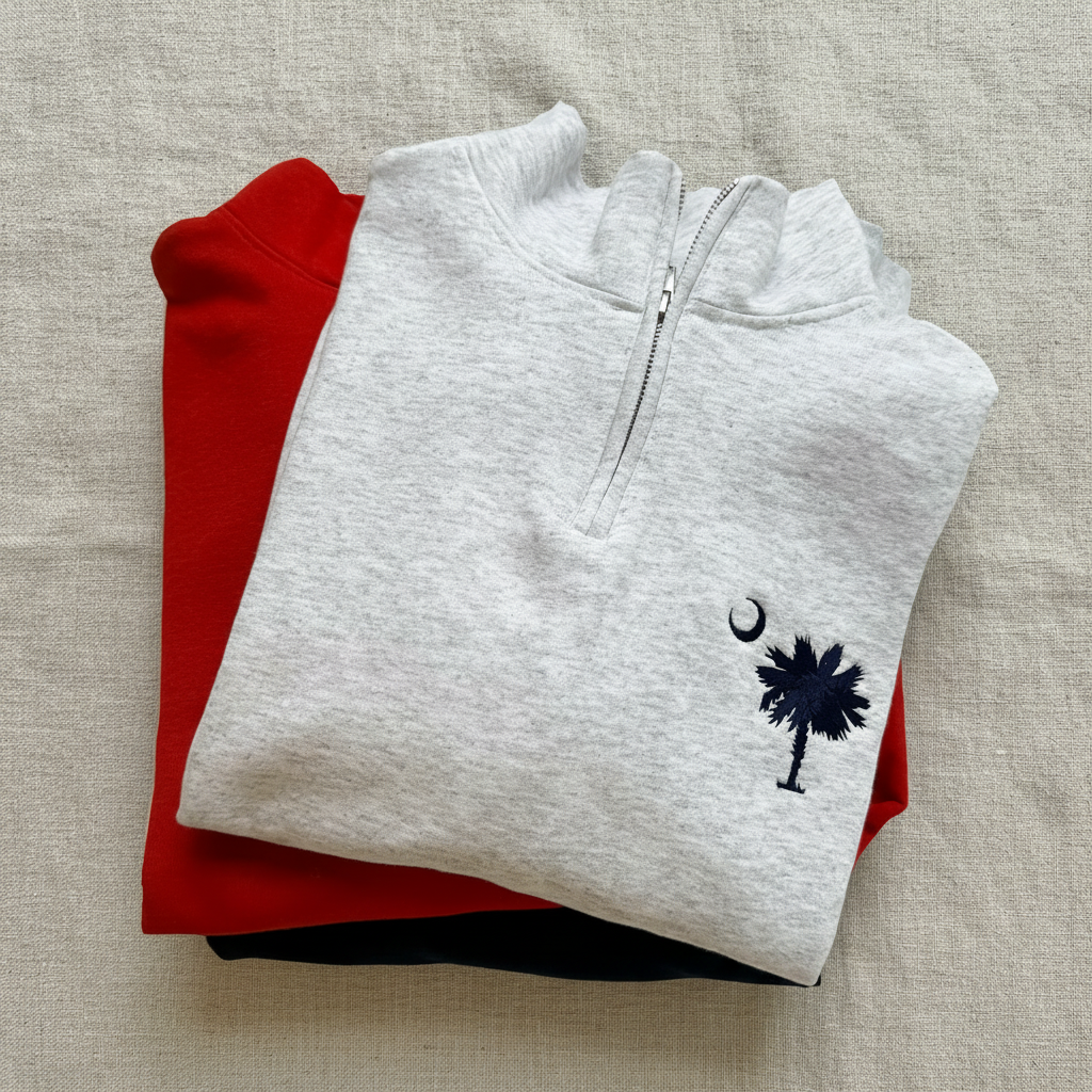 Classic Palmetto Quarter Zip Sweatshirt