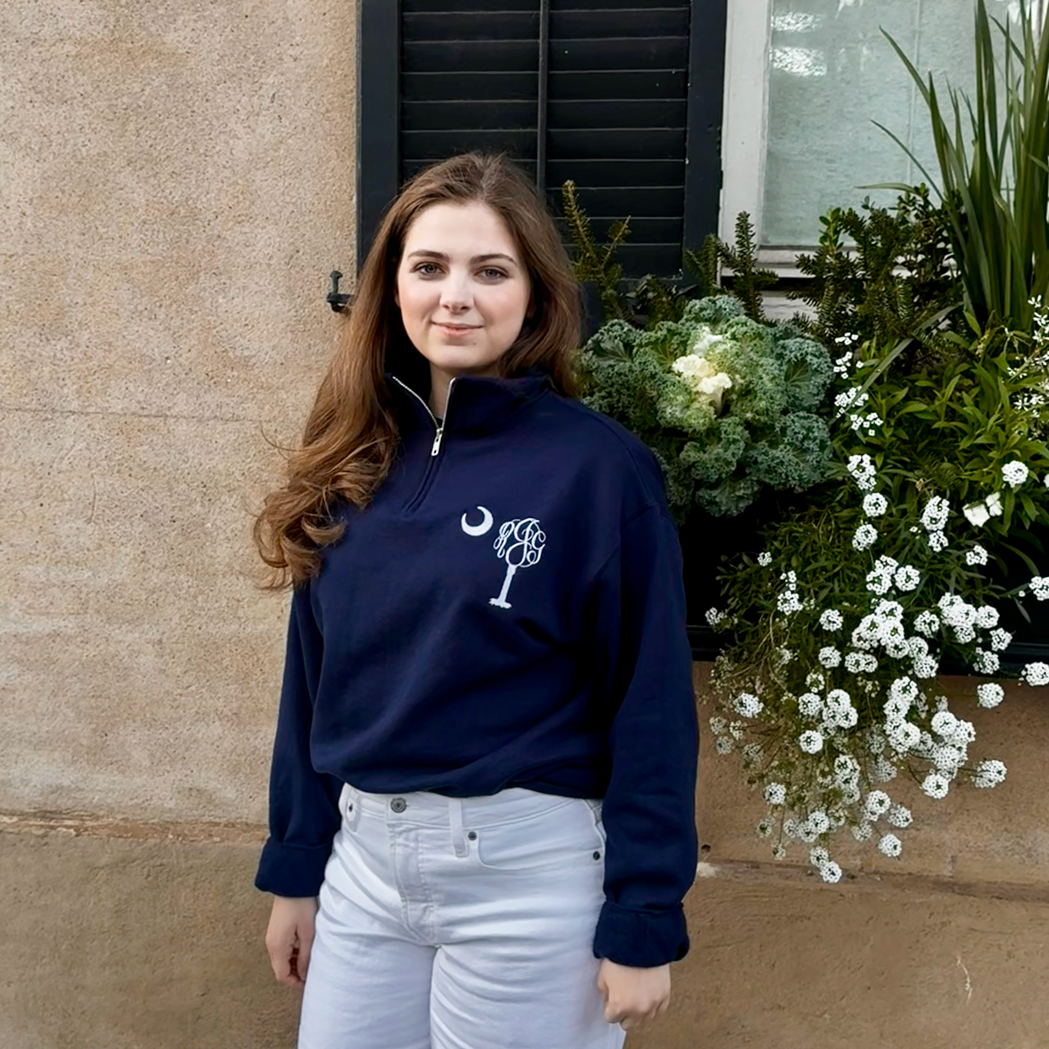 Monometto Quarter Zip Sweatshirt