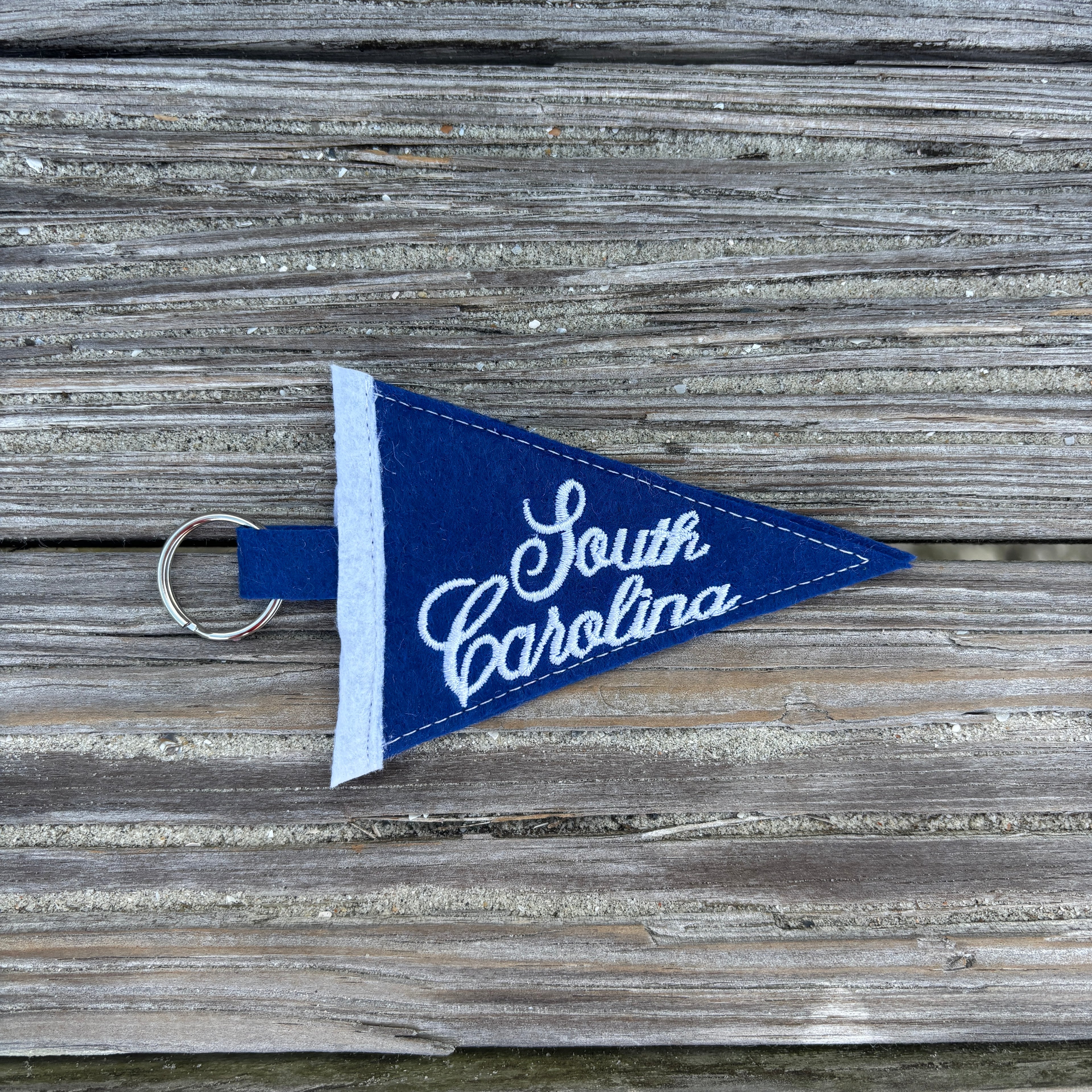 South Carolina Pennant Keychain