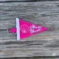 Shell Yeah Pennant Keychain