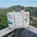Lowcountry Hand-Painted Canvas Tote