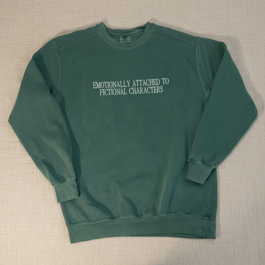 Emotionally Attached to Fictional Characters Comfort Colors Sweatshirt