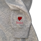 My Dog is My Valentine Personalized Crewneck Sweatshirt